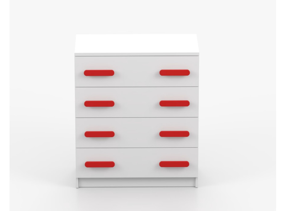 Komoda SCOUT - bílá (více variant)