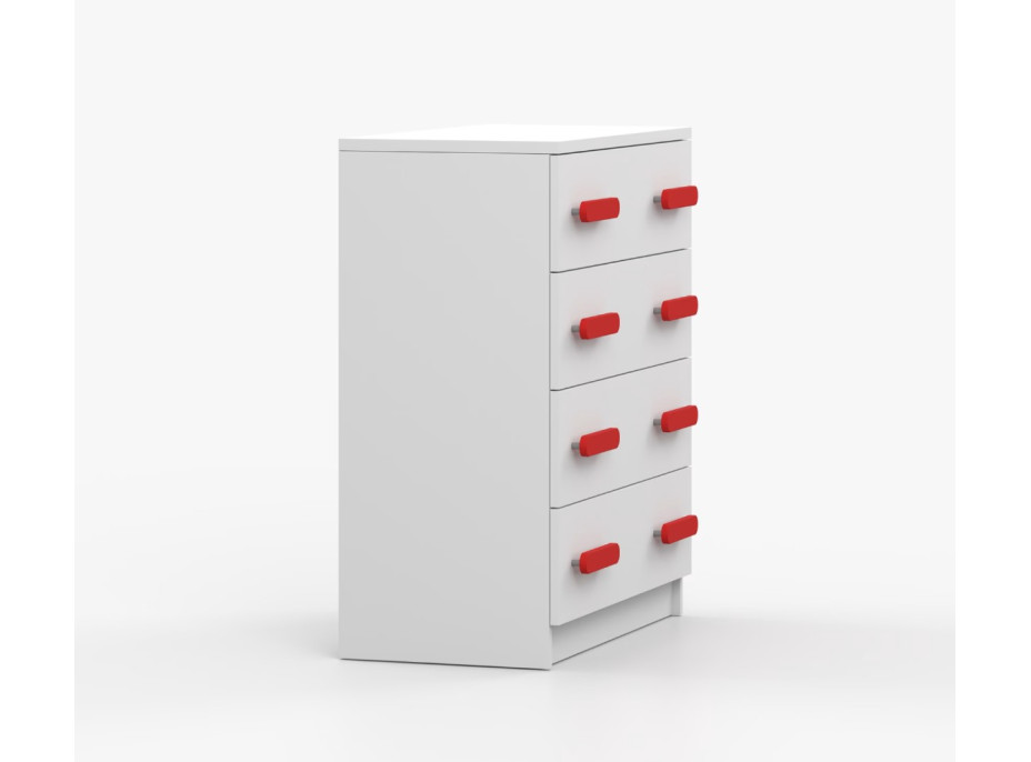 Komoda SCOUT - bílá (více variant)