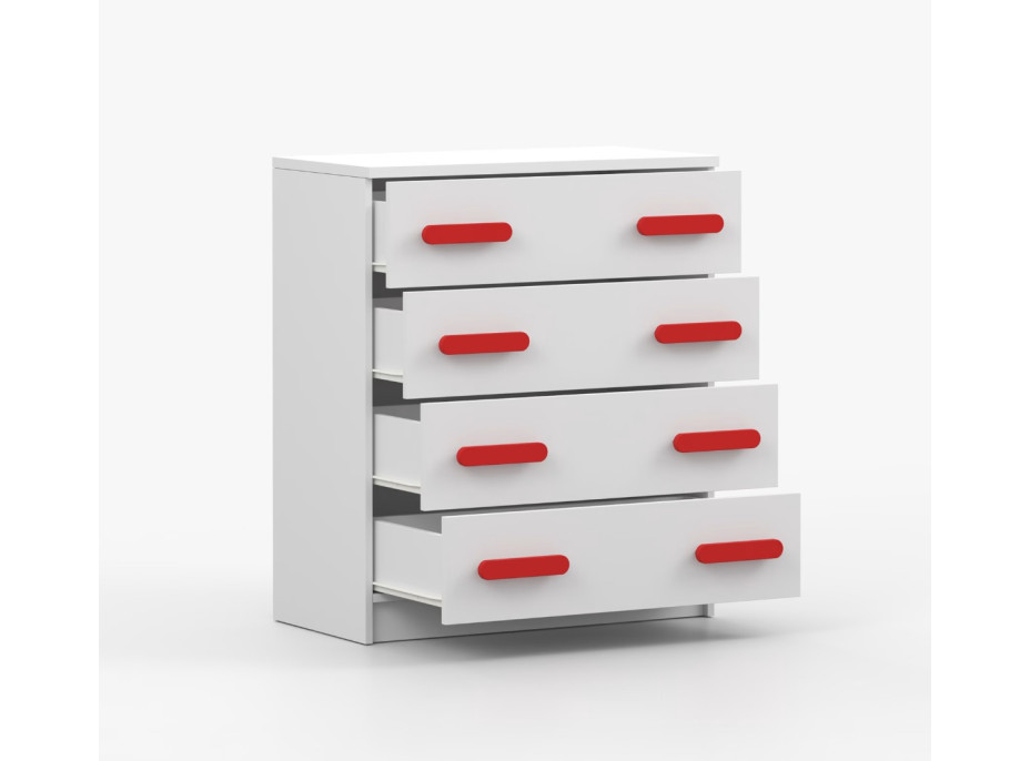 Komoda SCOUT - bílá (více variant)