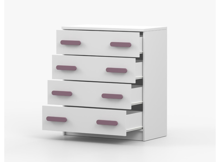 Komoda SCOUT - bílá (více variant)