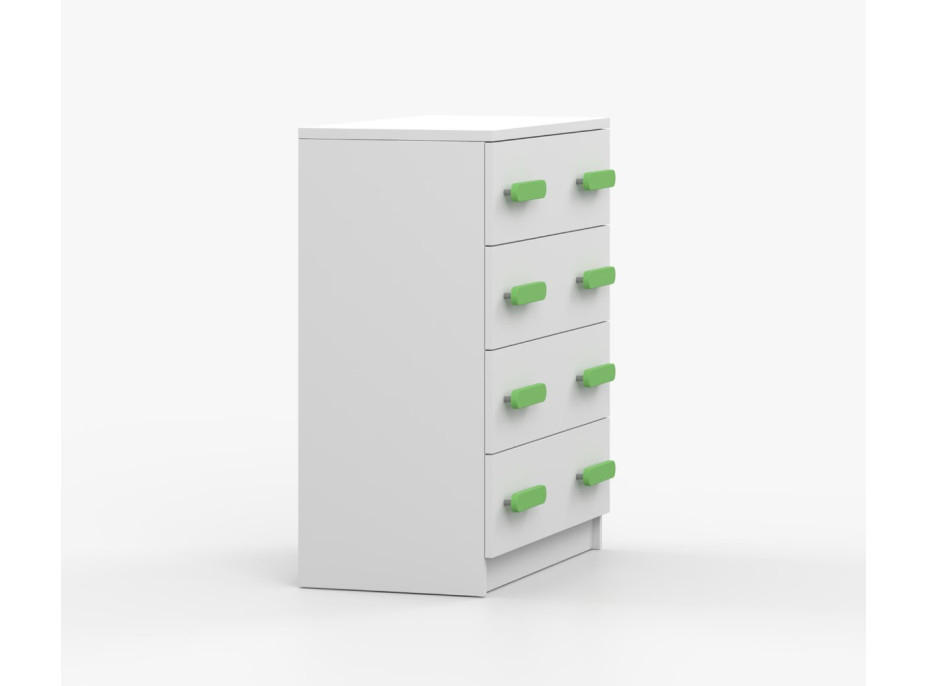 Komoda SCOUT - bílá (více variant)