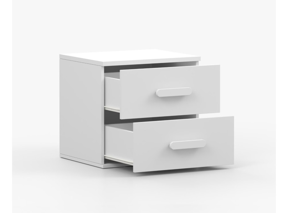 Noční stolek SCOUT - bílý (více variant)