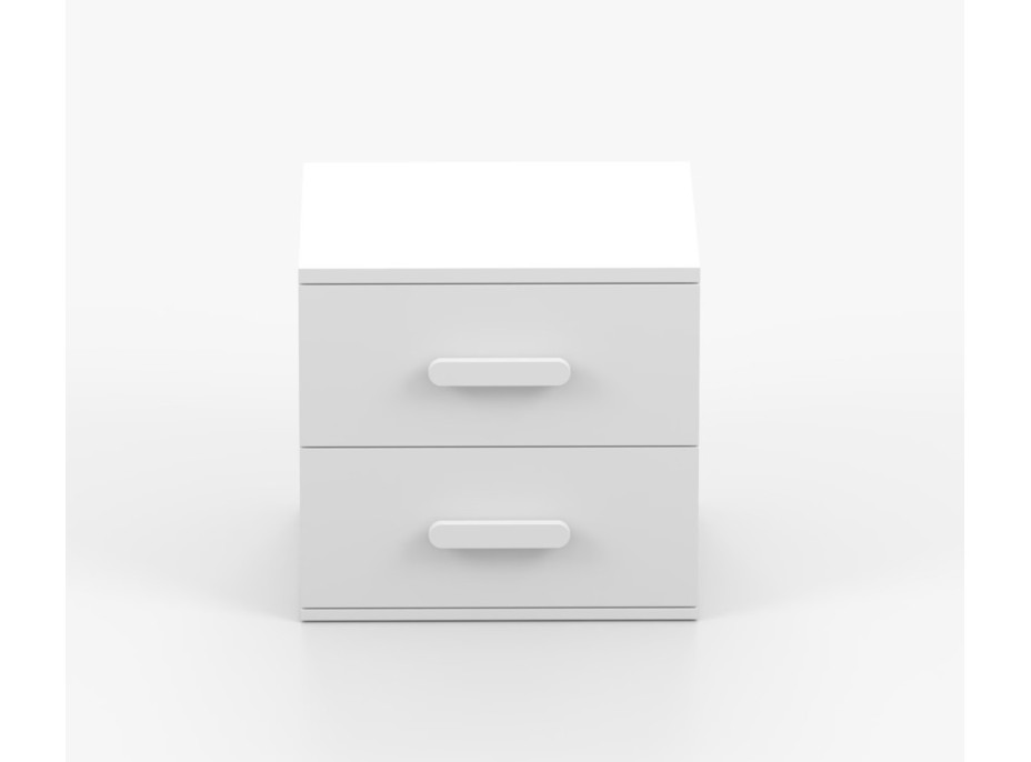Noční stolek SCOUT - bílý (více variant)