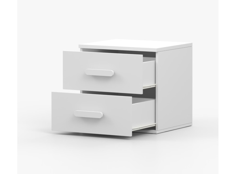 Noční stolek SCOUT - bílý (více variant)