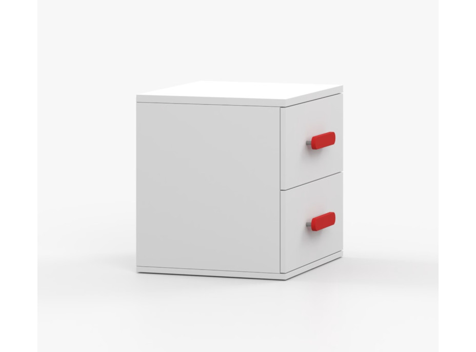 Noční stolek SCOUT - bílý (více variant)