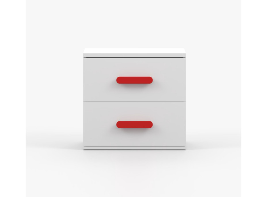 Noční stolek SCOUT - bílý (více variant)