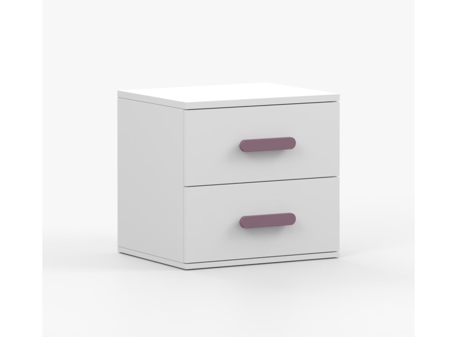 Noční stolek SCOUT - bílý (více variant)