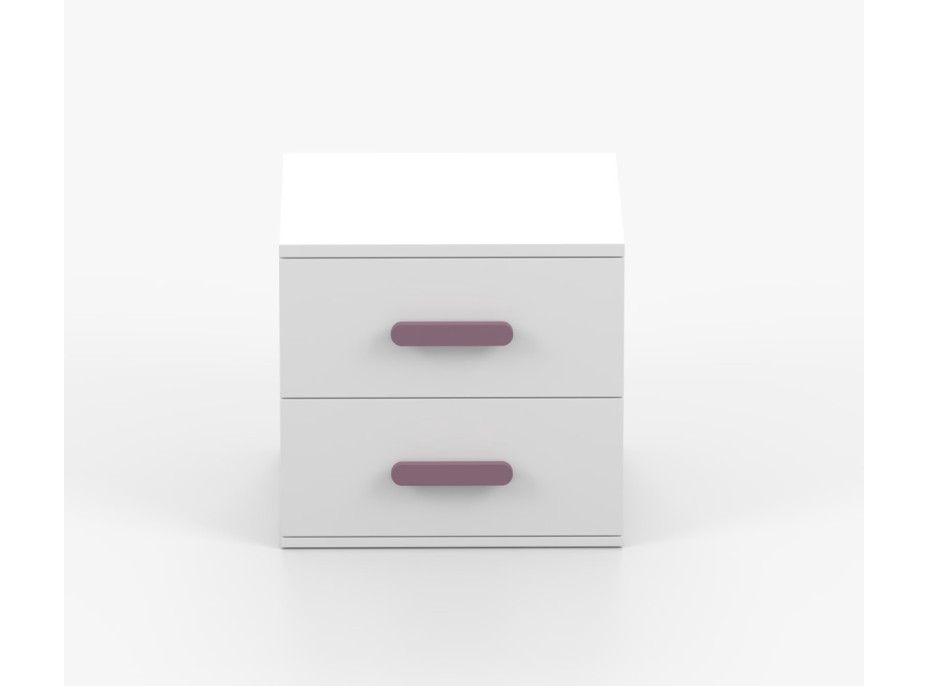 Noční stolek SCOUT - bílý (více variant)