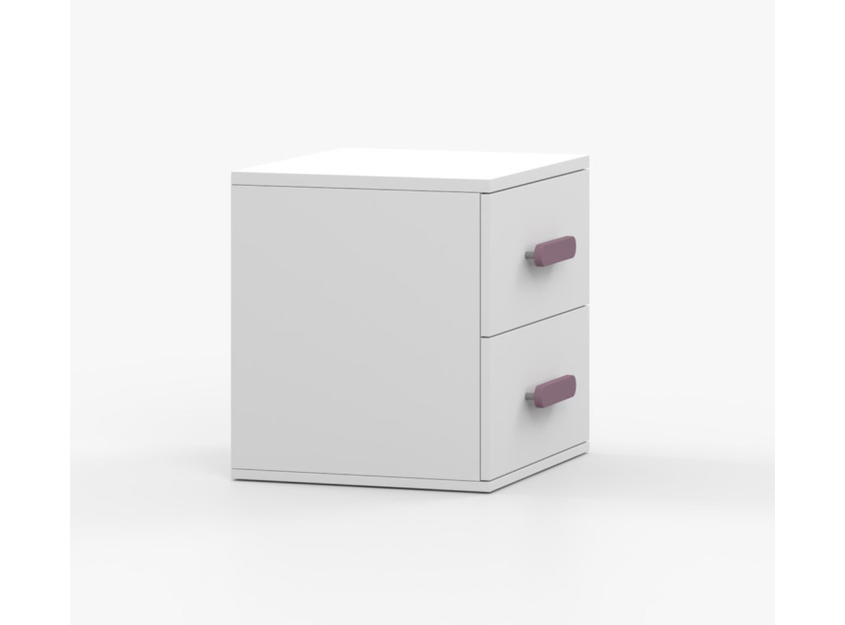 Noční stolek SCOUT - bílý (více variant)