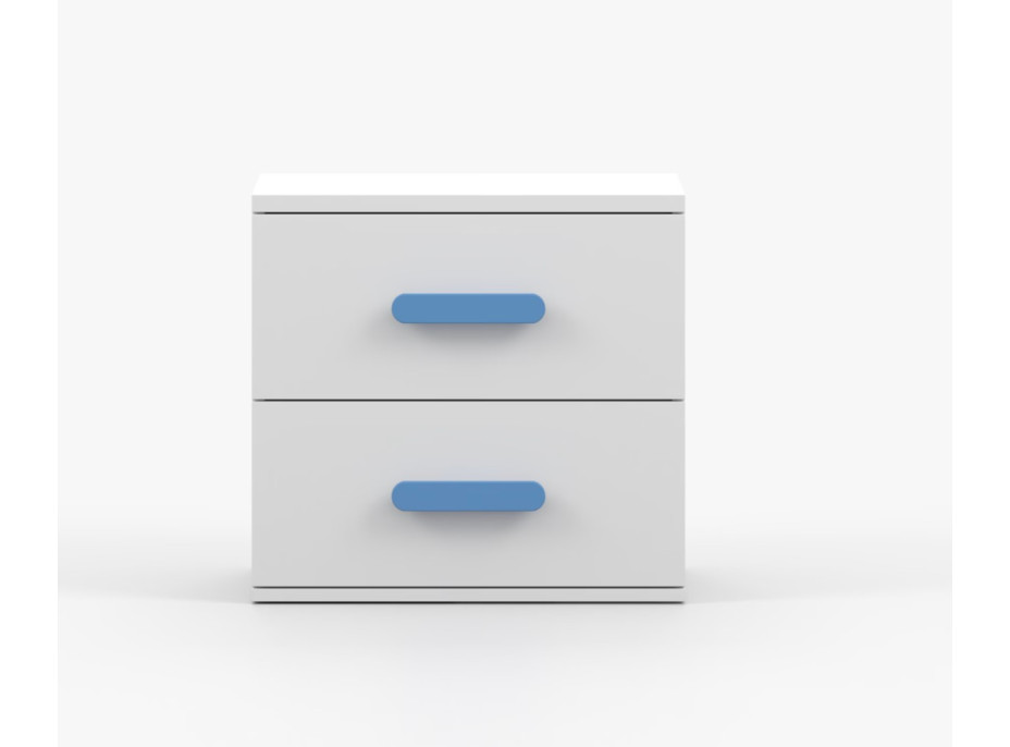 Noční stolek SCOUT - bílý (více variant)