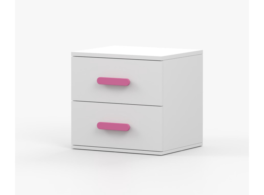 Noční stolek SCOUT - bílý (více variant)