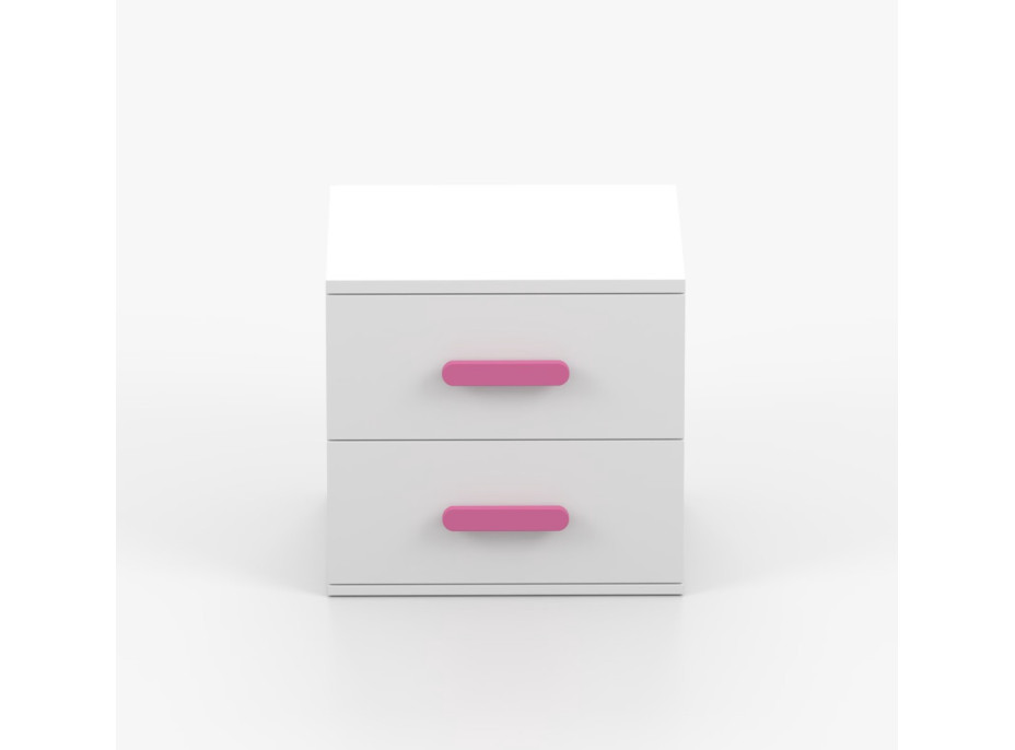 Noční stolek SCOUT - bílý (více variant)