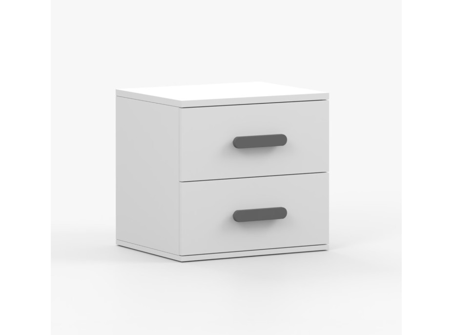 Noční stolek SCOUT - bílý (více variant)