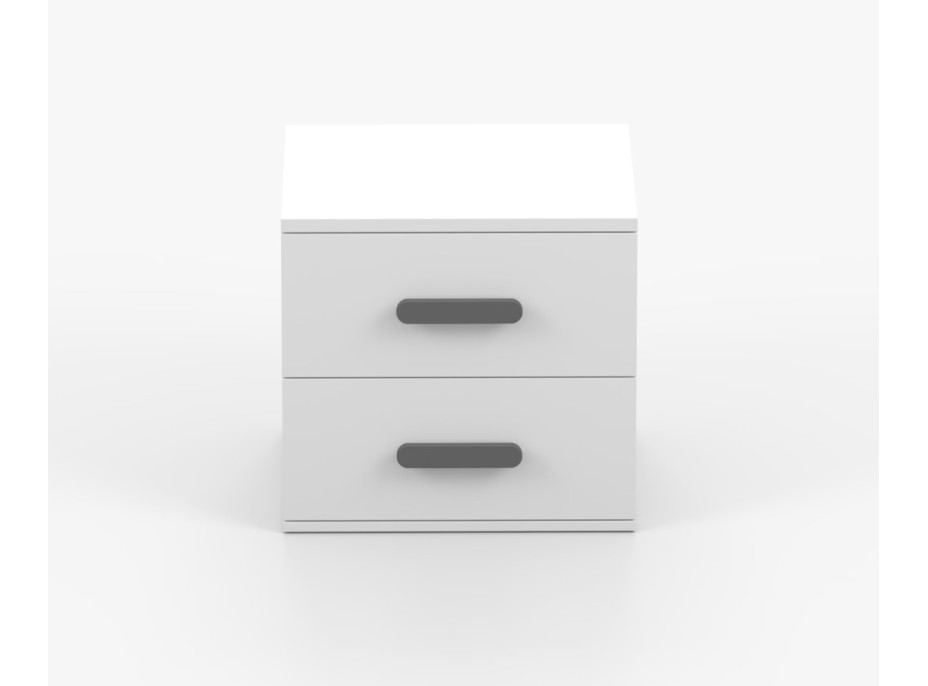 Noční stolek SCOUT - bílý (více variant)