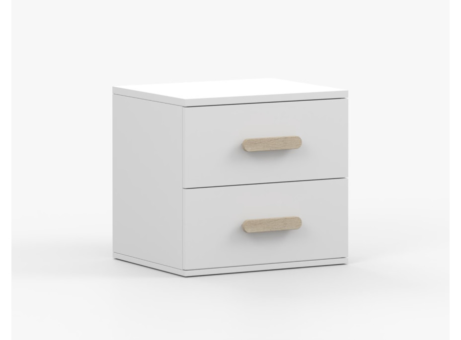 Noční stolek SCOUT - bílý (více variant)