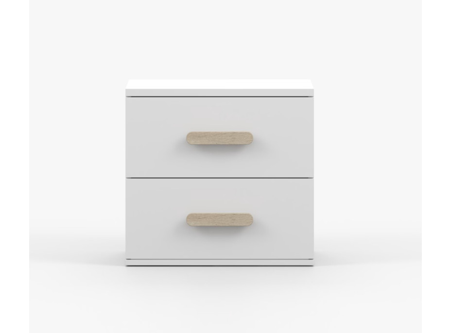 Noční stolek SCOUT - bílý (více variant)