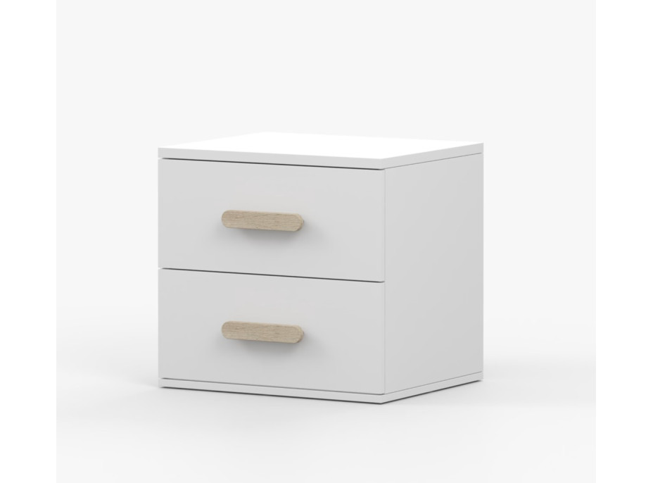 Noční stolek SCOUT - bílý (více variant)