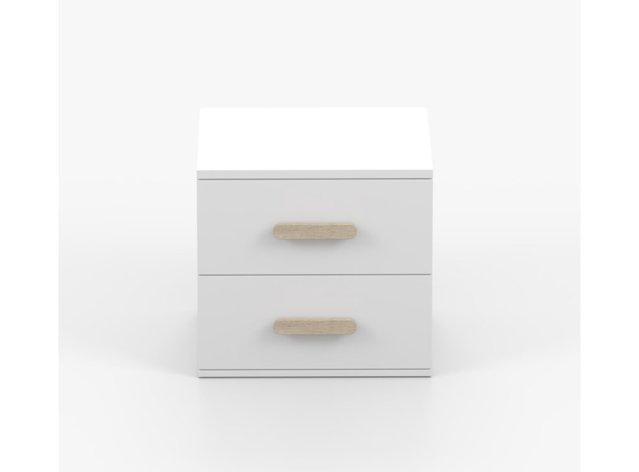 Noční stolek SCOUT - bílý (více variant)