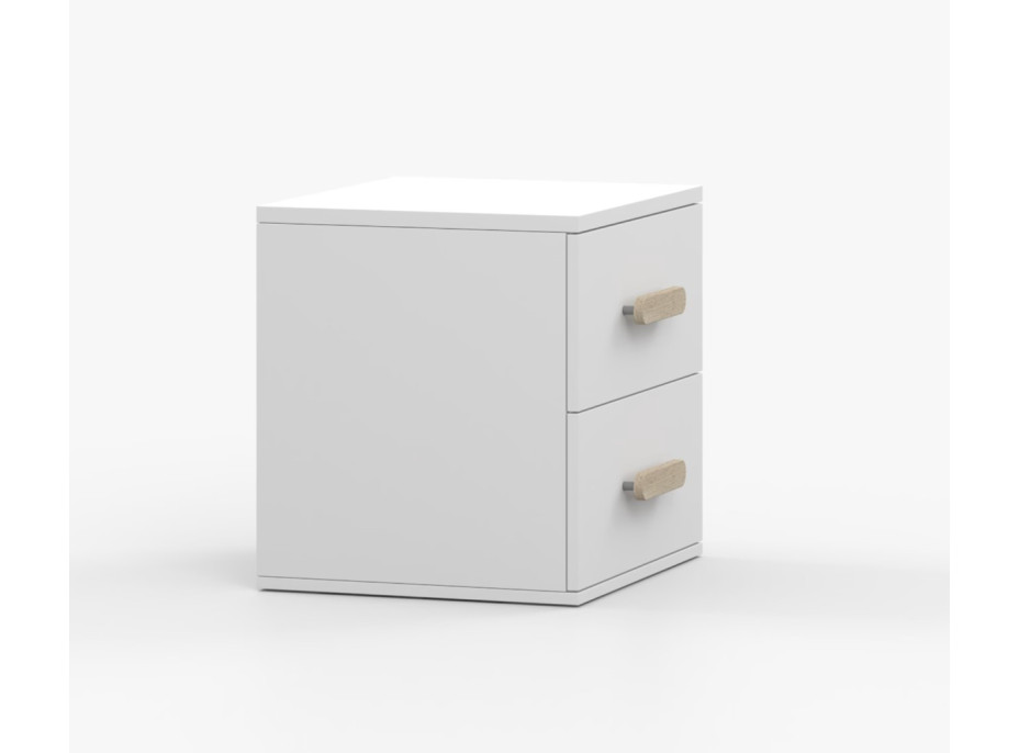 Noční stolek SCOUT - bílý (více variant)