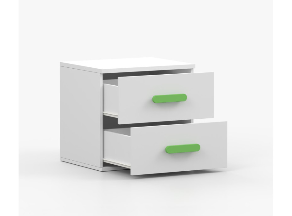 Noční stolek SCOUT - bílý (více variant)