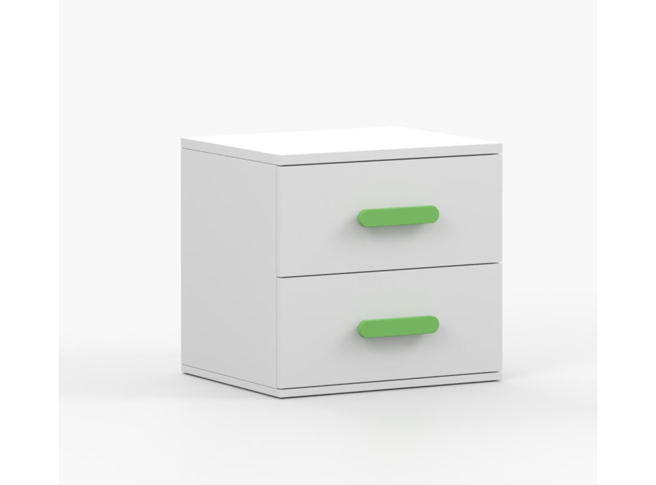 Noční stolek SCOUT - bílý (více variant)