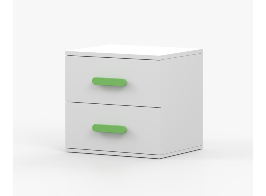 Noční stolek SCOUT - bílý (více variant)