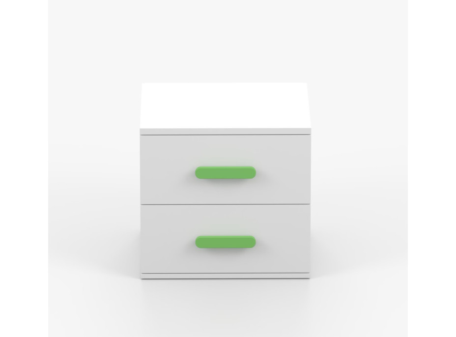 Noční stolek SCOUT - bílý (více variant)