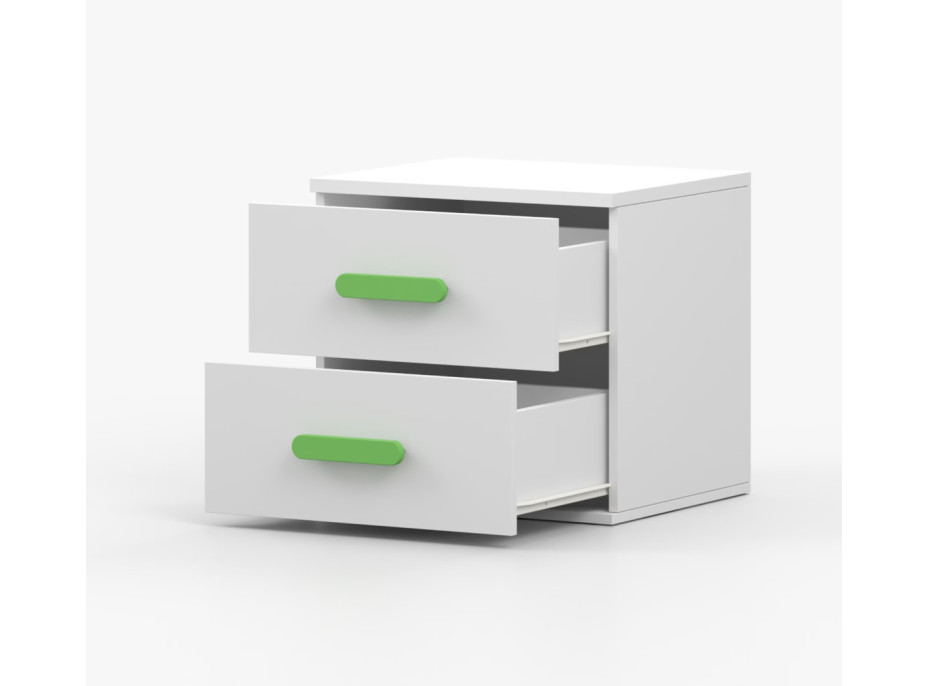 Noční stolek SCOUT - bílý (více variant)
