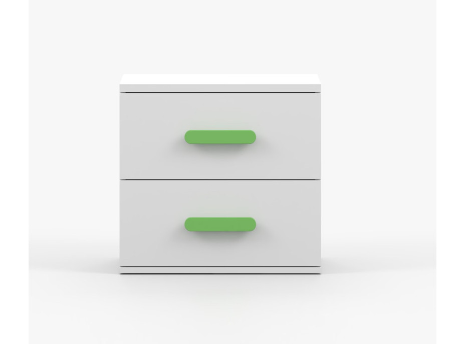 Noční stolek SCOUT - bílý (více variant)