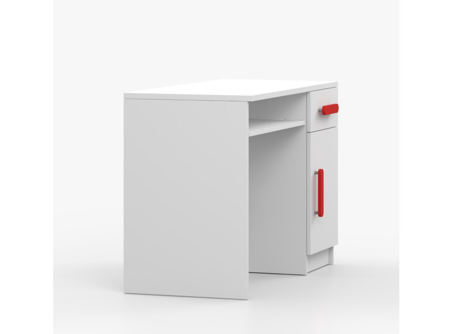 Psací stůl SCOUT - bílý (více variant)