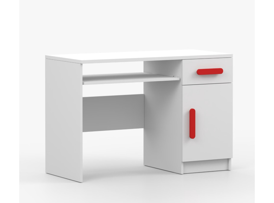 Psací stůl SCOUT - bílý (více variant)