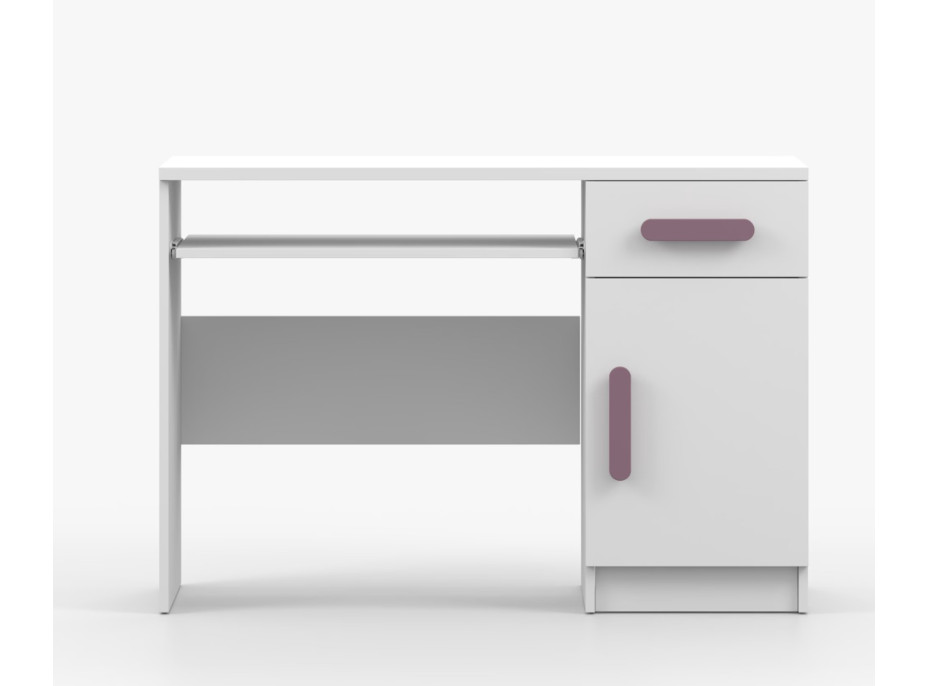 Psací stůl SCOUT - bílý (více variant)