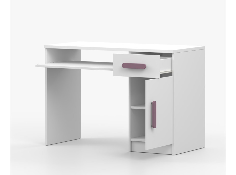 Psací stůl SCOUT - bílý (více variant)