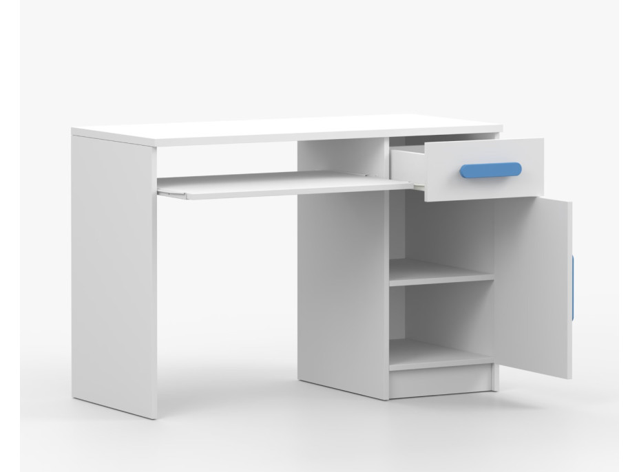 Psací stůl SCOUT - bílý (více variant)