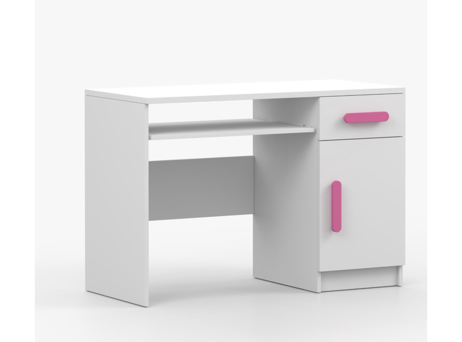 Psací stůl SCOUT - bílý (více variant)
