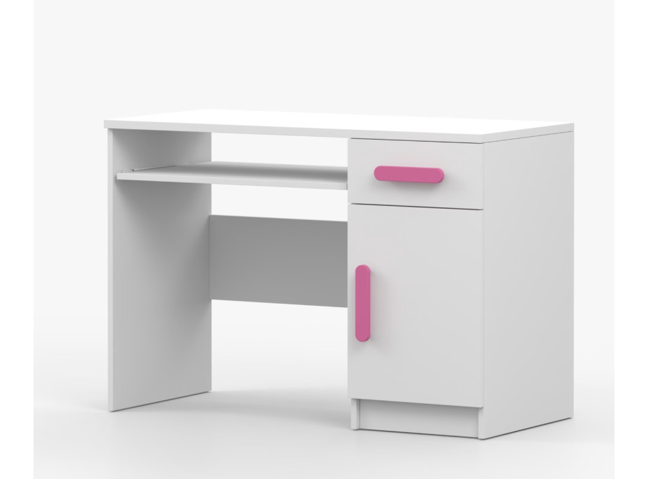 Psací stůl SCOUT - bílý (více variant)