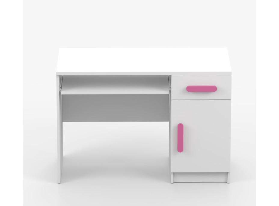 Psací stůl SCOUT - bílý (více variant)