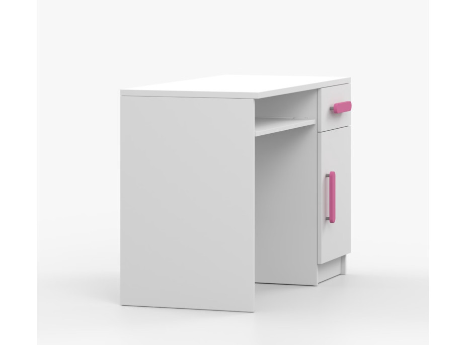 Psací stůl SCOUT - bílý (více variant)