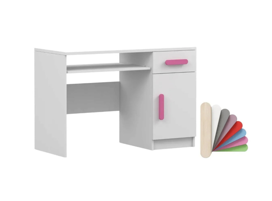 Psací stůl SCOUT - bílý (více variant)