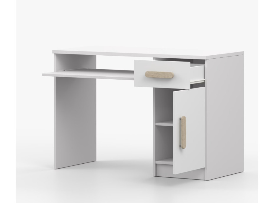 Psací stůl SCOUT - bílý (více variant)