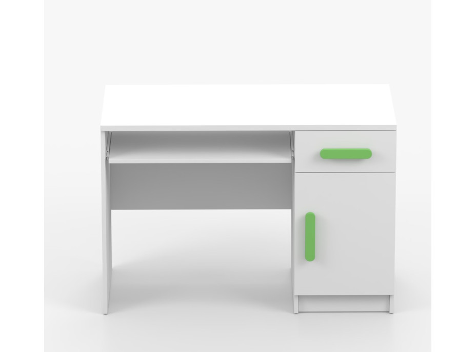 Psací stůl SCOUT - bílý (více variant)