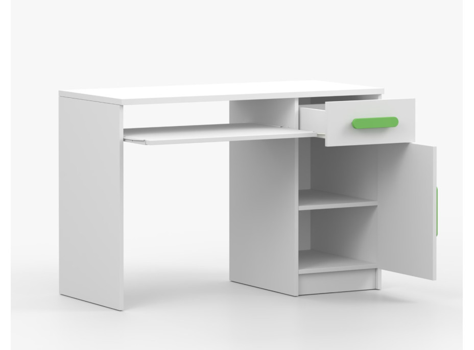 Psací stůl SCOUT - bílý (více variant)