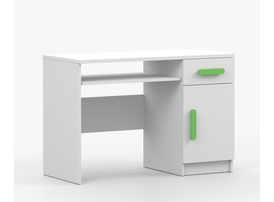Psací stůl SCOUT - bílý (více variant)