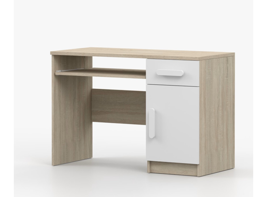 Psací stůl SCOUT - dub sonoma/bílý (více variant)