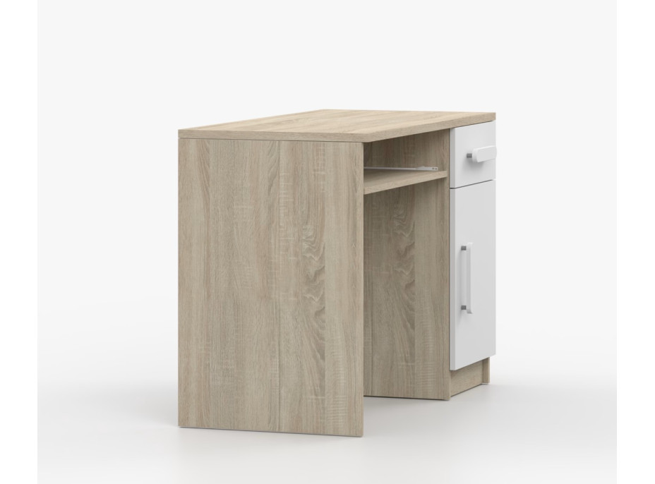 Psací stůl SCOUT - dub sonoma/bílý (více variant)