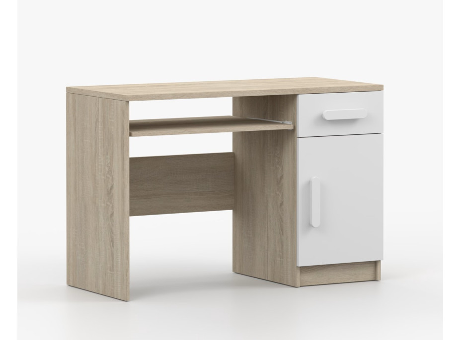 Psací stůl SCOUT - dub sonoma/bílý (více variant)