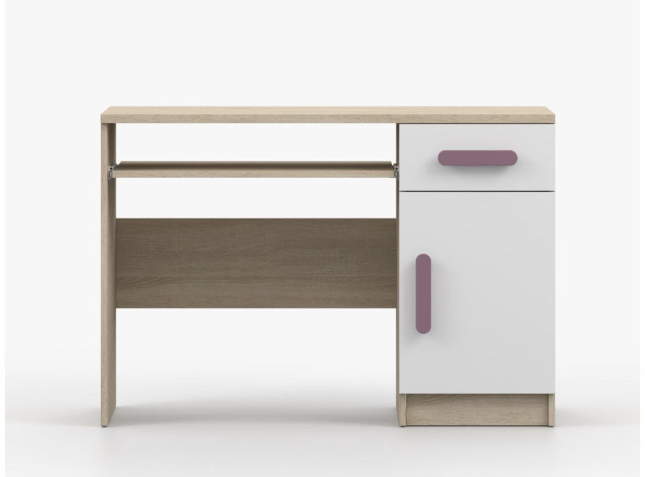 Psací stůl SCOUT - dub sonoma/bílý (více variant)