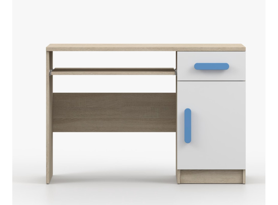 Psací stůl SCOUT - dub sonoma/bílý (více variant)