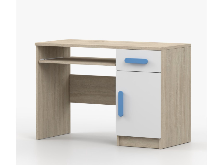 Psací stůl SCOUT - dub sonoma/bílý (více variant)