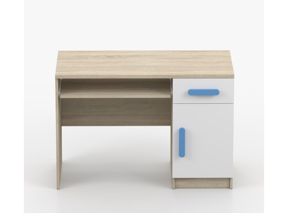 Psací stůl SCOUT - dub sonoma/bílý (více variant)